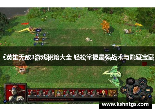 《英雄无敌3游戏秘籍大全 轻松掌握最强战术与隐藏宝藏》
